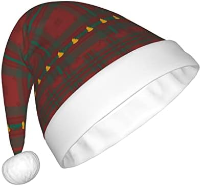 KennethSPearlAdult Noel şapka tatil unisex yumuşak kabarık Noel şapka parti süslemeleri ve malzemeleri