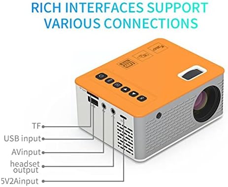 youyu6-2o521 Projektör Taşınabilir Mini Projektör WiFi Android 8.1 uygundur Projektör Mobil Video Video 3D Led Projektör için