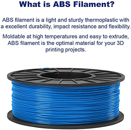 ABS 3D Filament 1.75 mm Çap-Arapsaçı Yok, Tıkanma Yok ve İyi Darbe Dayanımı-Kahverengi-1kg