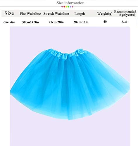 18 Pcs Prenses Tutuş Kızlar için Bale Tutu Etekler Renkli Saç Bantları Bağları Unicorn Bantlar Doğum Günü Partisi Favor Hediyeler