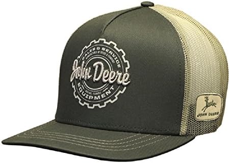 John Deere NCAA erkek Logo Mesh Geri Çekirdek Beyzbol Şapkası
