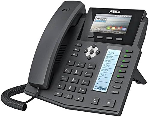 Fanvil X5S VoIP Telefon, 3,5 İnç Renkli Ekran, 16 SIP Hattı, Güç Adaptörü Dahil Değildir