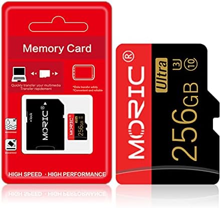 Akıllı Telefon için 256GB Micro SD Kart Yüksek Hızlı Micro SD Kart Sınıf 10 Hafıza Kartı, SD Adaptörlü Masa
