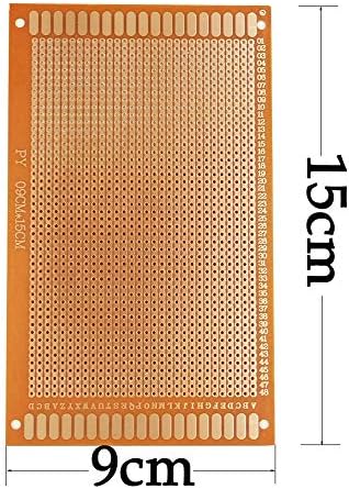 YUNGUI 9X15 CM DIY Prototipleme Stripboard,Lehim Prototip PCB Devre Elektronik Proje Deney İçin