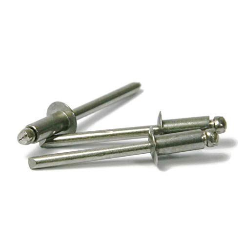 POP Perçin 18-8 Paslanmaz Çelik-5-8, 5/32 x 1/2 Boşluk (0.376-0.500) Adet-100