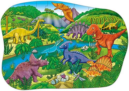 Meyve Bahçesi Oyuncakları Büyük Dinozorlar Yapboz - 50 Parça Zemin Yapboz