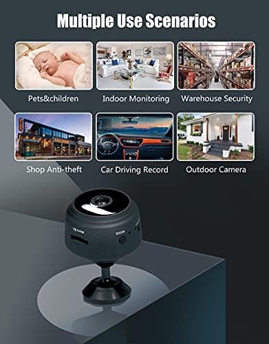 Mini Kamera Taşınabilir Aile Güvenlik Kamera Gizli Dadı Kamera Küçük Kapalı ve Açık Video Kaydedici Hareket Aktif Gece Görüş