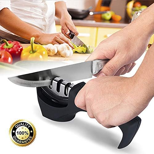 Bıçak Kalemtıraş Paslanmaz Çelik 3 Aşamaları Profesyonel Mutfak Aracı Bileme Taşı