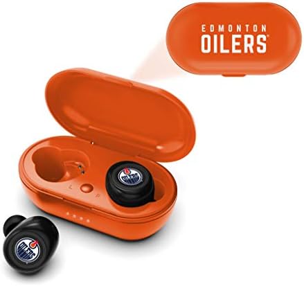 NHL Edmonton Oilers Gerçek Kablosuz Kulaklıklar, Takım Rengi