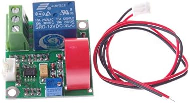 SMAKN 12 V AC Akım Algılama Modülü 0-5A Akım Sensörü Modülü w/Röle Modülü
