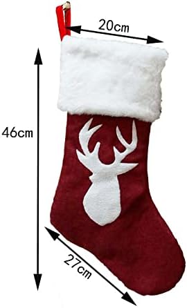 Noel Çorap Çorap Hediye Şeker Çanta Noel Süslemeleri Ev için Yeni Yıl 2022 Geyik Cep Asılı Noel Ağacı Süs Tarz