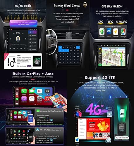 YCJB Android 10.0 Araba Stereo 2-Din Radyo için Chevrolet Cruze 2012-2015 Sat GPS Navigasyon 9 inç Dokunmatik Ekran MP5 Multimedya