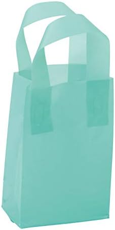 Plastik Alışveriş Çantaları Frosty 25 Aqua Blue Buzlu Ürünler Hediye 5 x 3 x 7