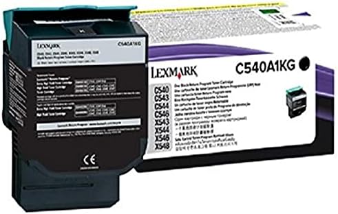 Lexmark C540A1KG C54X / X543 / X544 Dönüş Programı Siyah Toner Kartuşu